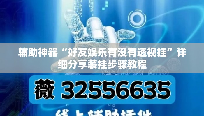 辅助神器“好友娱乐有没有透视挂	”详细分享装挂步骤教程