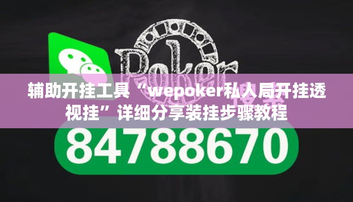 辅助开挂工具“wepoker私人局开挂透视挂	”详细分享装挂步骤教程