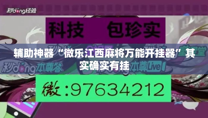 辅助神器“微乐江西麻将万能开挂器	”其实确实有挂