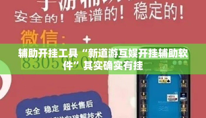 辅助开挂工具“新道游互娱开挂辅助软件”其实确实有挂