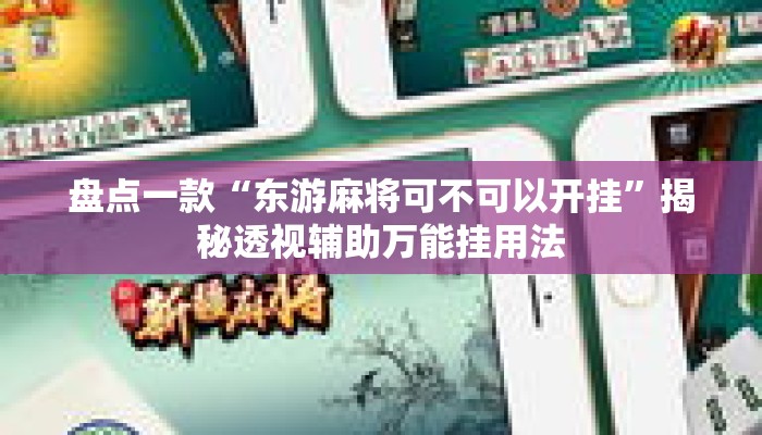 盘点一款“东游麻将可不可以开挂	”揭秘透视辅助万能挂用法