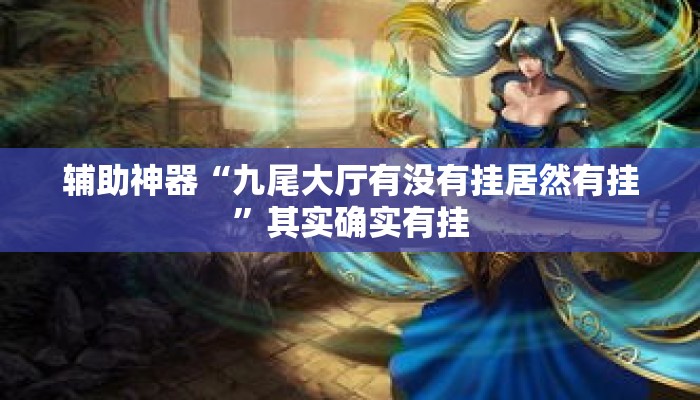 辅助神器“九尾大厅有没有挂居然有挂”其实确实有挂