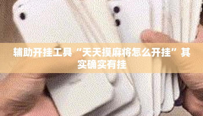 辅助开挂工具“天天摸麻将怎么开挂”其实确实有挂