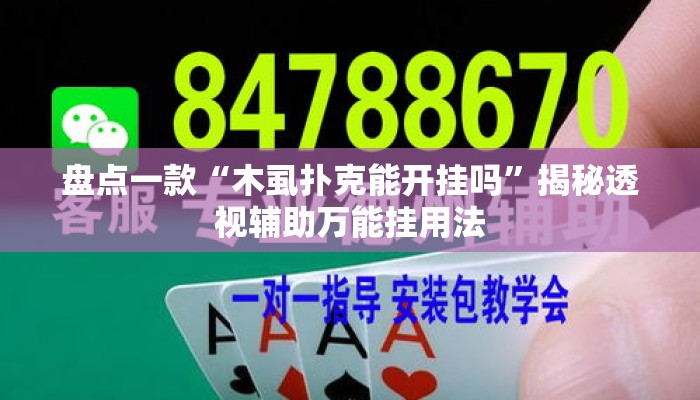 盘点一款“木虱扑克能开挂吗	”揭秘透视辅助万能挂用法