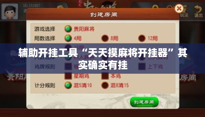 辅助开挂工具“天天摸麻将开挂器	”其实确实有挂