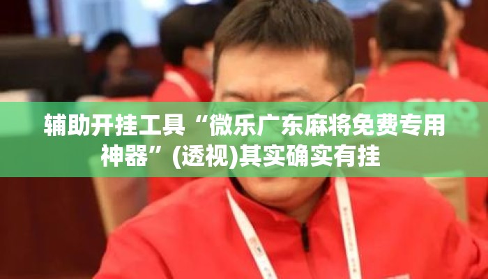 辅助开挂工具“微乐广东麻将免费专用神器”(透视)其实确实有挂 