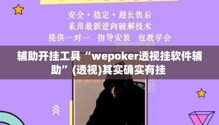 辅助开挂工具“wepoker透视挂软件辅助”(透视)其实确实有挂 
