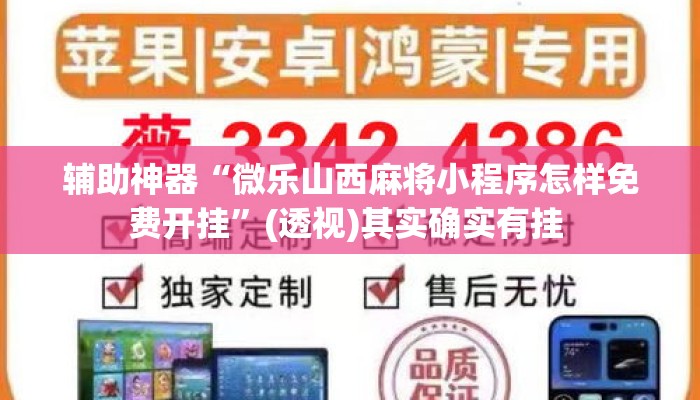 辅助神器“微乐山西麻将小程序怎样免费开挂	”(透视)其实确实有挂 