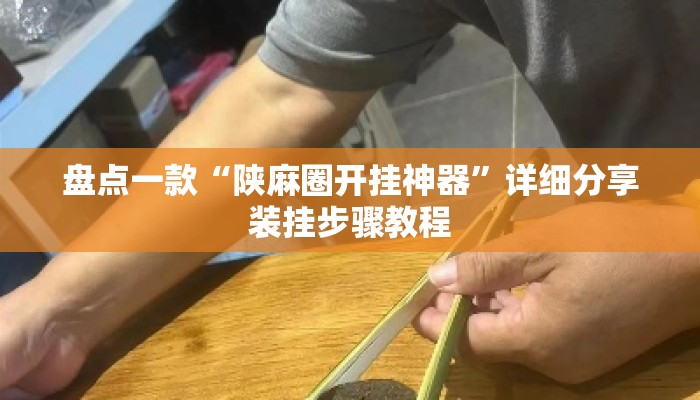 盘点一款“陕麻圈开挂神器”详细分享装挂步骤教程