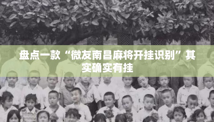 盘点一款“微友南昌麻将开挂识别	”其实确实有挂