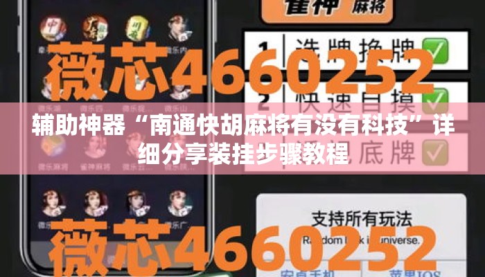 辅助神器“南通快胡麻将有没有科技”详细分享装挂步骤教程
