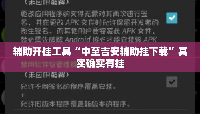 辅助开挂工具“中至吉安辅助挂下载”其实确实有挂