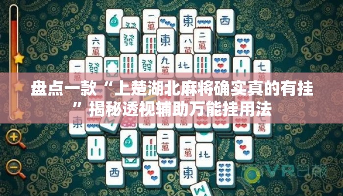 盘点一款“上楚湖北麻将确实真的有挂	”揭秘透视辅助万能挂用法