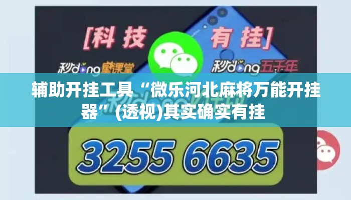 辅助开挂工具“微乐河北麻将万能开挂器	”(透视)其实确实有挂 