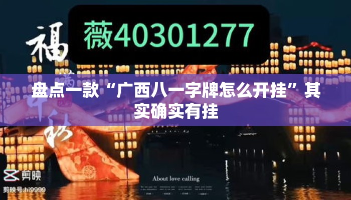 盘点一款“广西八一字牌怎么开挂”其实确实有挂