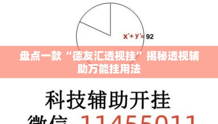 盘点一款“德友汇透视挂”揭秘透视辅助万能挂用法