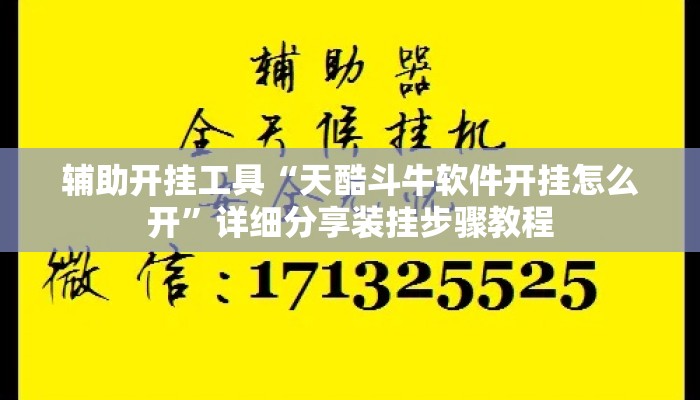 辅助开挂工具“天酷斗牛软件开挂怎么开”详细分享装挂步骤教程