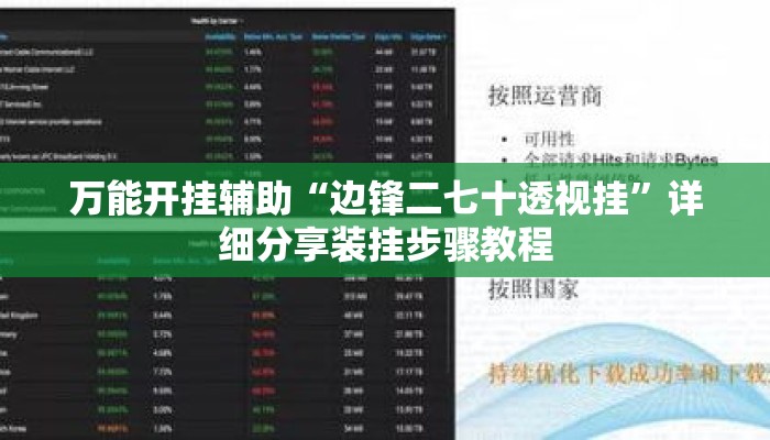 万能开挂辅助“边锋二七十透视挂”详细分享装挂步骤教程