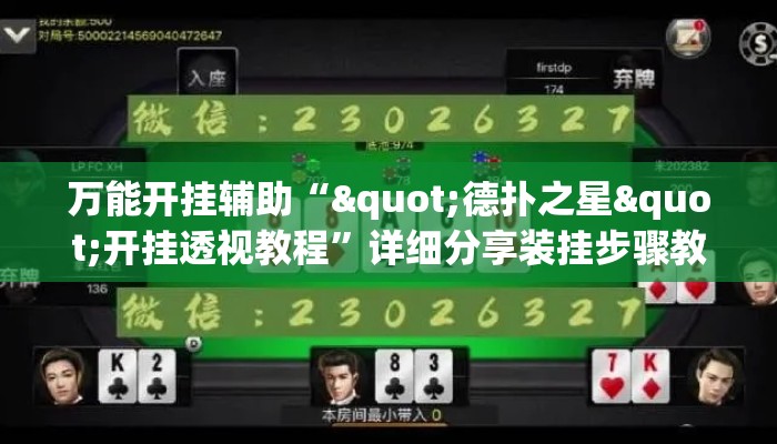 万能开挂辅助“"德扑之星"开挂透视教程	”详细分享装挂步骤教程