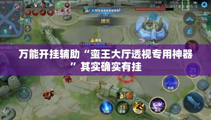 万能开挂辅助“蛮王大厅透视专用神器”其实确实有挂