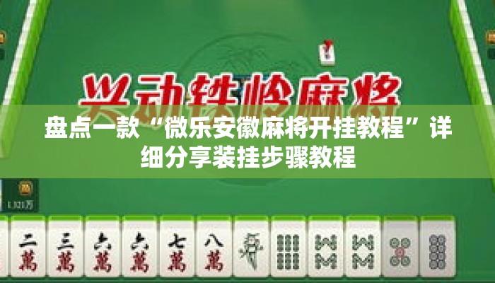 盘点一款“微乐安徽麻将开挂教程	”详细分享装挂步骤教程