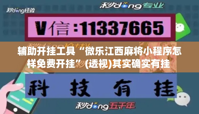 辅助开挂工具“微乐江西麻将小程序怎样免费开挂”(透视)其实确实有挂 