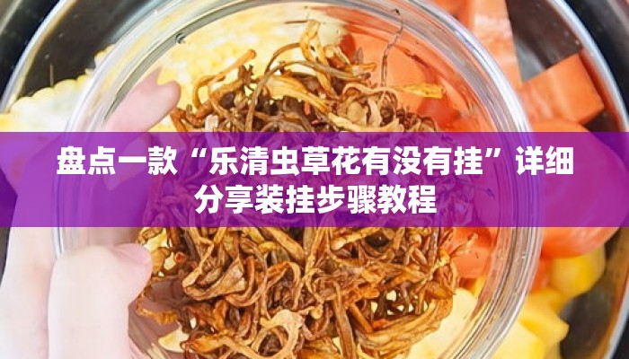 盘点一款“乐清虫草花有没有挂”详细分享装挂步骤教程