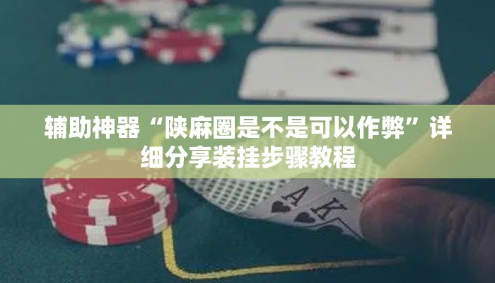 辅助神器“陕麻圈是不是可以作弊”详细分享装挂步骤教程