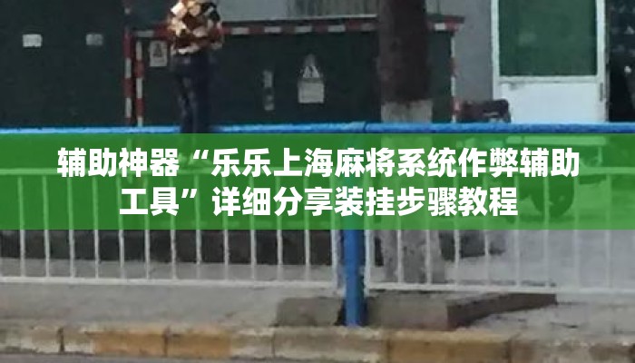 辅助神器“乐乐上海麻将系统作弊辅助工具	”详细分享装挂步骤教程