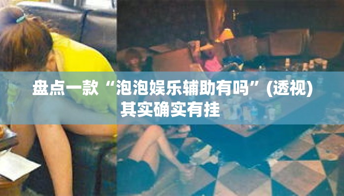 盘点一款“泡泡娱乐辅助有吗”(透视)其实确实有挂 