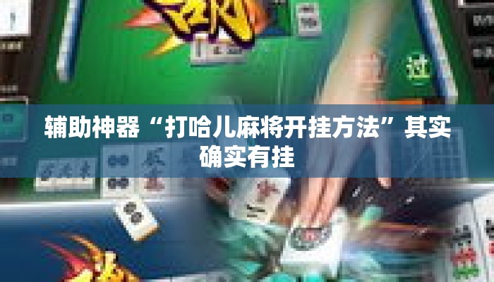辅助神器“打哈儿麻将开挂方法”其实确实有挂