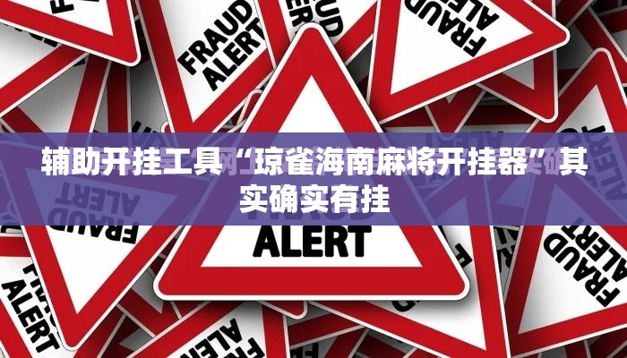 辅助开挂工具“琼雀海南麻将开挂器	”其实确实有挂
