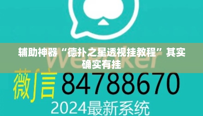 辅助神器“德扑之星透视挂教程”其实确实有挂