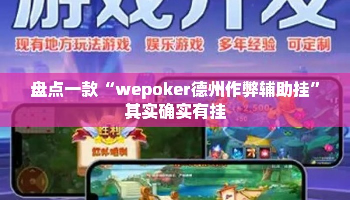 盘点一款“wepoker德州作弊辅助挂”其实确实有挂