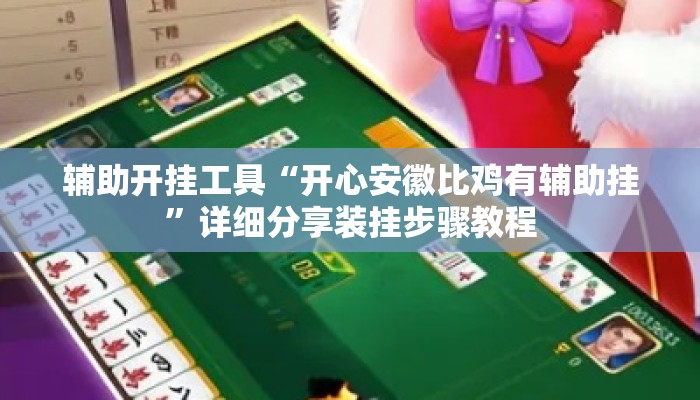 辅助开挂工具“开心安徽比鸡有辅助挂”详细分享装挂步骤教程