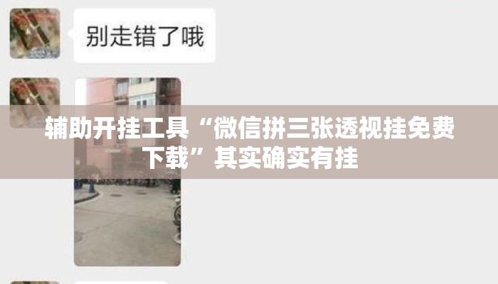 辅助开挂工具“微信拼三张透视挂免费下载”其实确实有挂