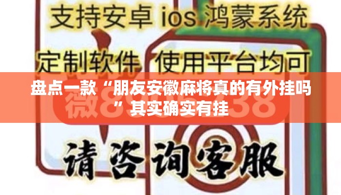 盘点一款“朋友安徽麻将真的有外挂吗”其实确实有挂