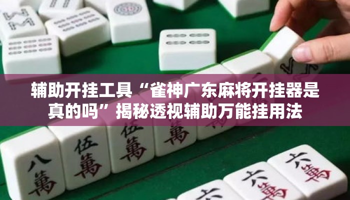 辅助开挂工具“雀神广东麻将开挂器是真的吗”揭秘透视辅助万能挂用法