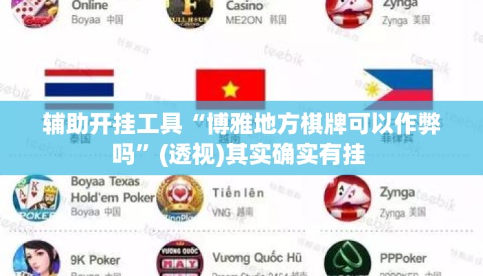 辅助开挂工具“博雅地方棋牌可以作弊吗”(透视)其实确实有挂 
