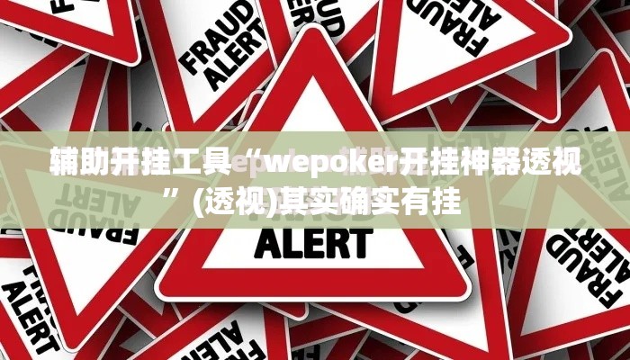 辅助开挂工具“wepoker开挂神器透视	”(透视)其实确实有挂 