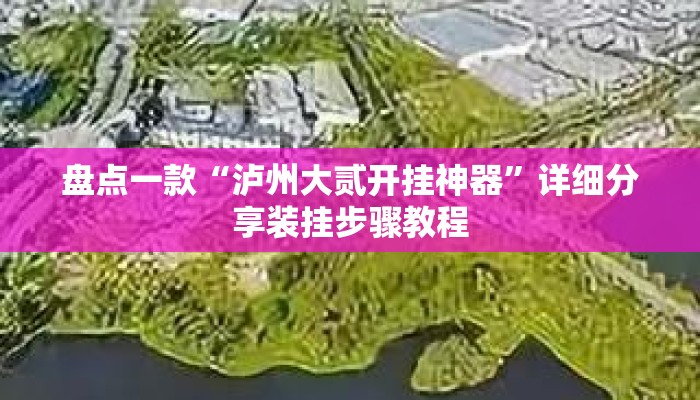 盘点一款“泸州大贰开挂神器”详细分享装挂步骤教程