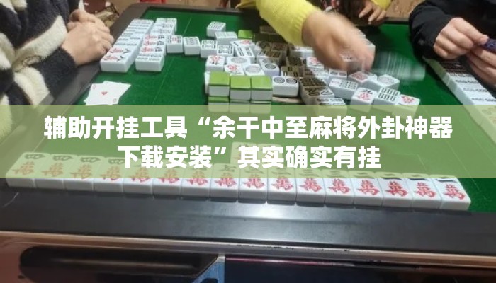 辅助开挂工具“余干中至麻将外卦神器下载安装”其实确实有挂