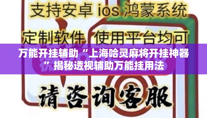 万能开挂辅助“上海哈灵麻将开挂神器	”揭秘透视辅助万能挂用法