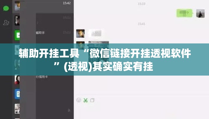 辅助开挂工具“微信链接开挂透视软件”(透视)其实确实有挂 