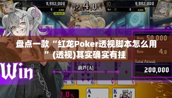 盘点一款“红龙Poker透视脚本怎么用”(透视)其实确实有挂 