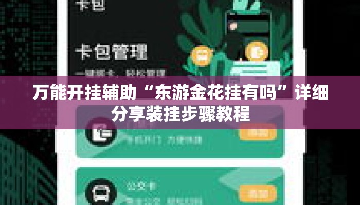 万能开挂辅助“东游金花挂有吗”详细分享装挂步骤教程