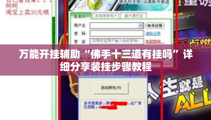 万能开挂辅助“佛手十三道有挂吗	”详细分享装挂步骤教程