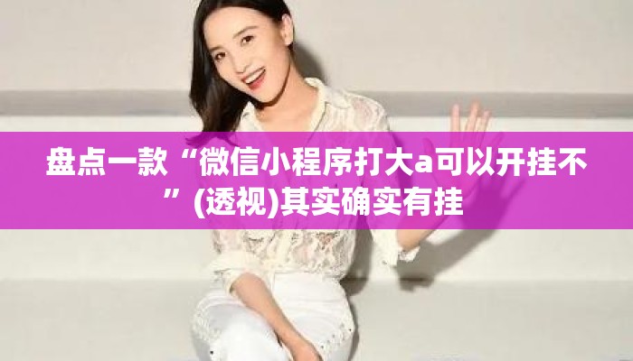 盘点一款“微信小程序打大a可以开挂不”(透视)其实确实有挂 