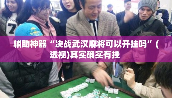 辅助神器“决战武汉麻将可以开挂吗”(透视)其实确实有挂 