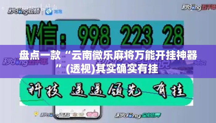 盘点一款“云南微乐麻将万能开挂神器”(透视)其实确实有挂 